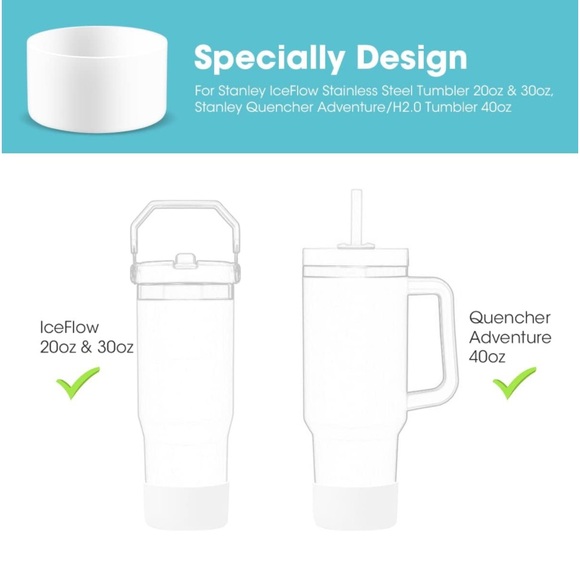 Silicone Boot for Stanley Cup, 40oz Tumbler - Picture 5 of 8